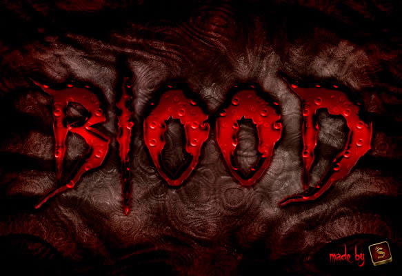 Create a Bloody Text Effect in Photoshop Using Layer Styles