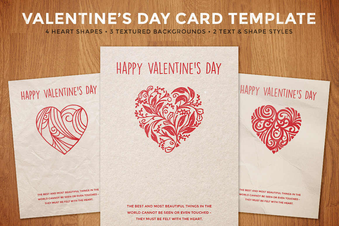 Simple Valentine's Day Card Template | Design Panoply1160 x 774