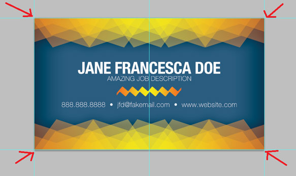Create a Simple Patterned Business Card Template in Photoshop