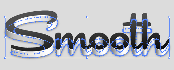 Grungy 3D Text In Illustrator