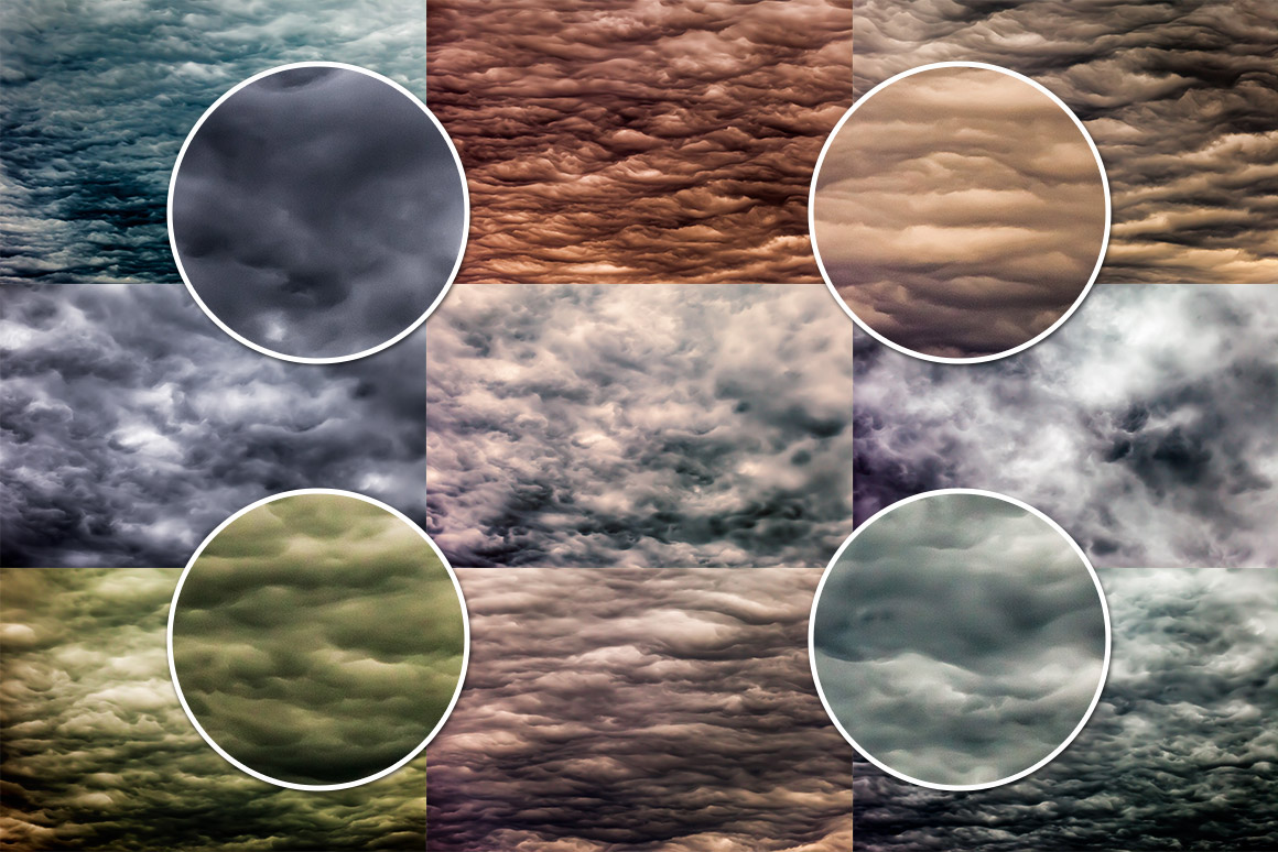 Abstract Cloud Backgrounds Volume 1 Design Panoply