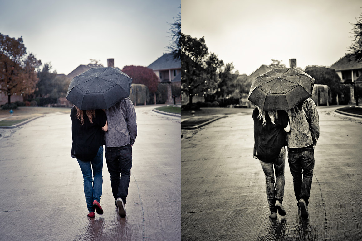 Walking In The Rain No Umbrella