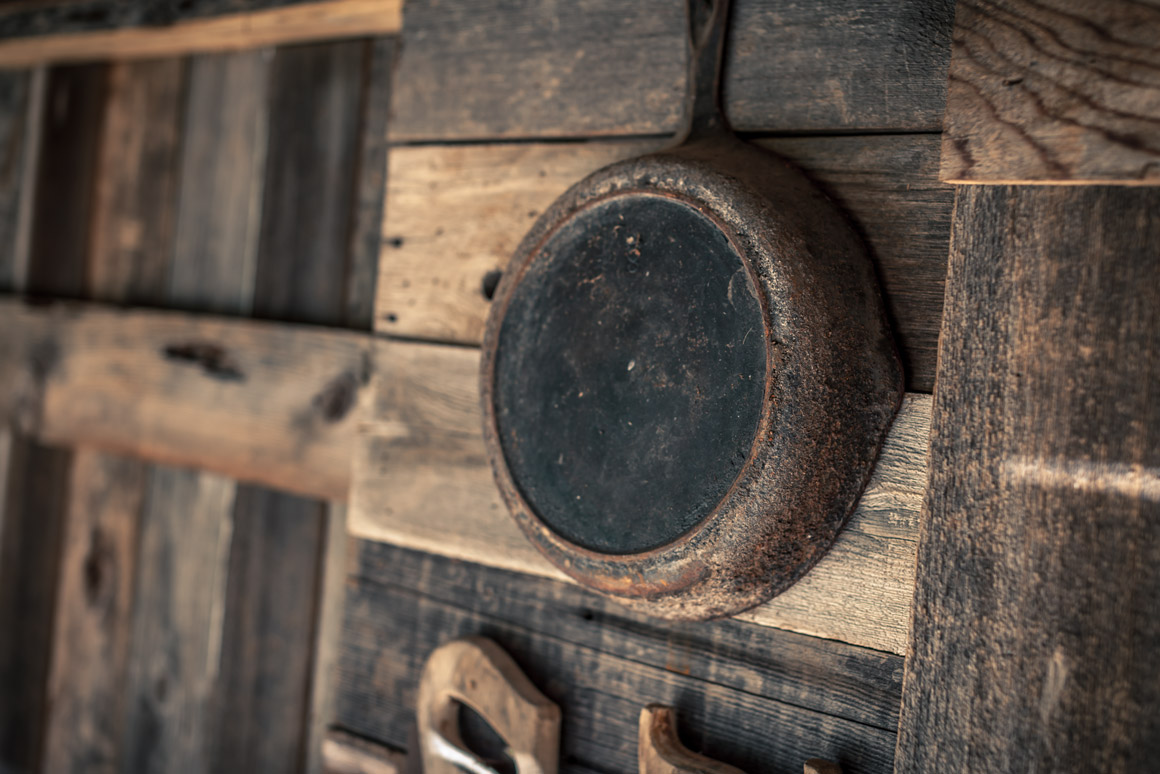 Hanging Cast Iron Frying Pan Design Panoply