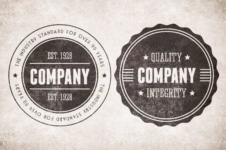 Vintage Circular Badges Vector Pack 1 | Design Panoply