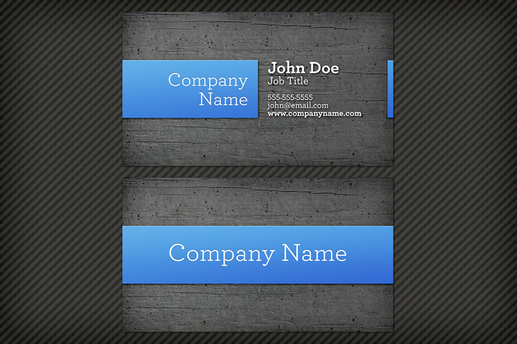 Wood Background Business Card Template 1 | Design Panoply