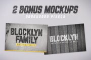 Blocklyn Font Family + Mockups