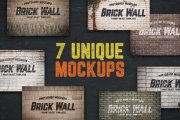 Urban Jungle Brick Wall Mockups Volume 1
