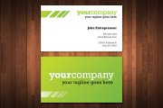 Clean and Colorful Business Card Template 1