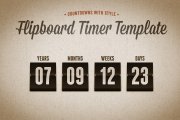 Flipboard Countdown Timer Template