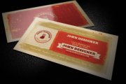 Grungy, Artistic Business Card Template 1
