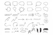 Hand Drawn Design Elements Vector Pack 1