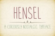 Hensel Font