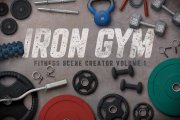 Iron Gym Scene Creator Volume 1