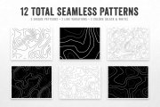 Seamless Topographic Patterns Volume 1