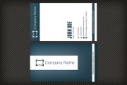 Striped Corporate Business Card Template 1