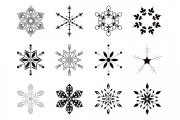 Snowflakes Vector Pack 1