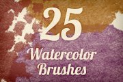 Watercolor Strokes Brush Pack 3