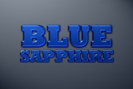 Blue Sapphire Photoshop Style