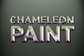 Chameleon Paint Photoshop Style