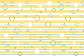 Vector Circles and Stripes Pattern