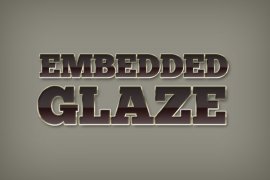 Embedded Glaze Photoshop Style