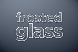 Frosted Glass Photoshop Style
