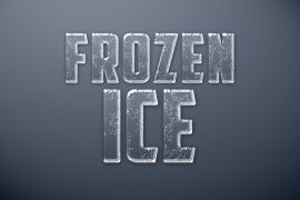 Frozen Ice Photoshop Style