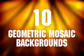 Geometric Mosaic Backgrounds Pack 1