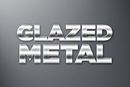 Glazed Metal Photoshop Style