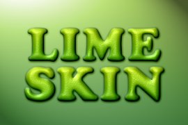 Lime Skin Photoshop Style