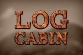 Log Cabin Photoshop Style