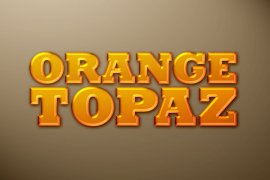 Orange Topaz Photoshop Style