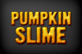Pumpkin Slime Photoshop Style