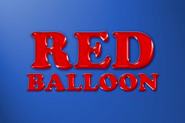 Red Balloon Photoshop Style