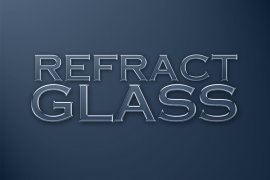 Refracted Glass Photoshop Style