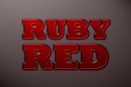 Ruby Red Photoshop Style