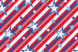 3 Seamless Vector Stars and Stripes Pattern