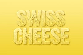 Swiss Cheese Photoshop Style