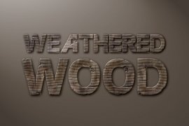 Weathered Wood Photoshop Style