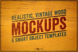 Wood Logo Mockups Volume 1