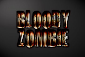 Bloody Zombie Photoshop Style