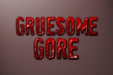 Gruesome Gore Photoshop Style
