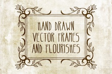 Hand Drawn Vector Frames Pack 2