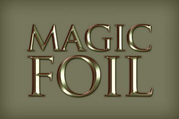 Magic Foil Photoshop Style