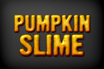 Pumpkin Slime Photoshop Style