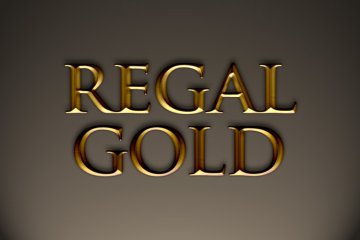 Regal Gold Photoshop Style