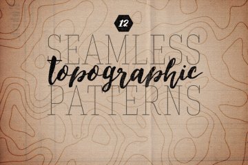 Seamless Topographic Patterns Volume 1