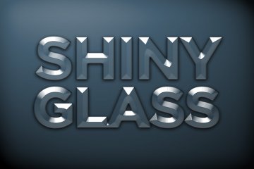 Shiny Glass Photoshop Style
