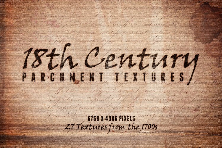 18th Century Parchment Textures Volume 1
