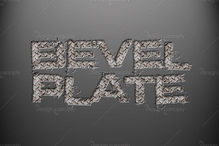 Beveled Plate Photoshop Style